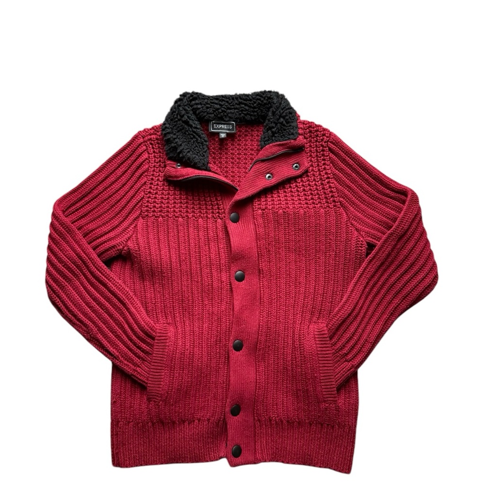 Express Men's Red Sweater